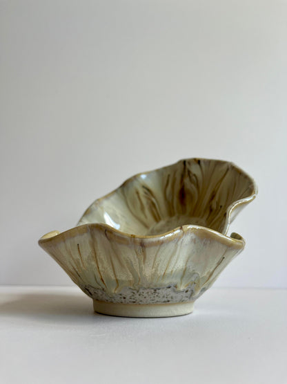 Curly bowl - Beige