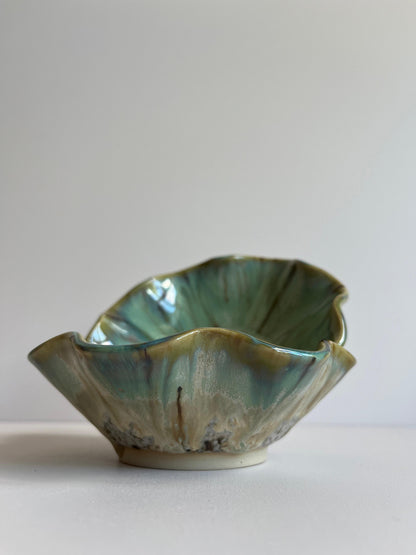 Curly bowl - Green